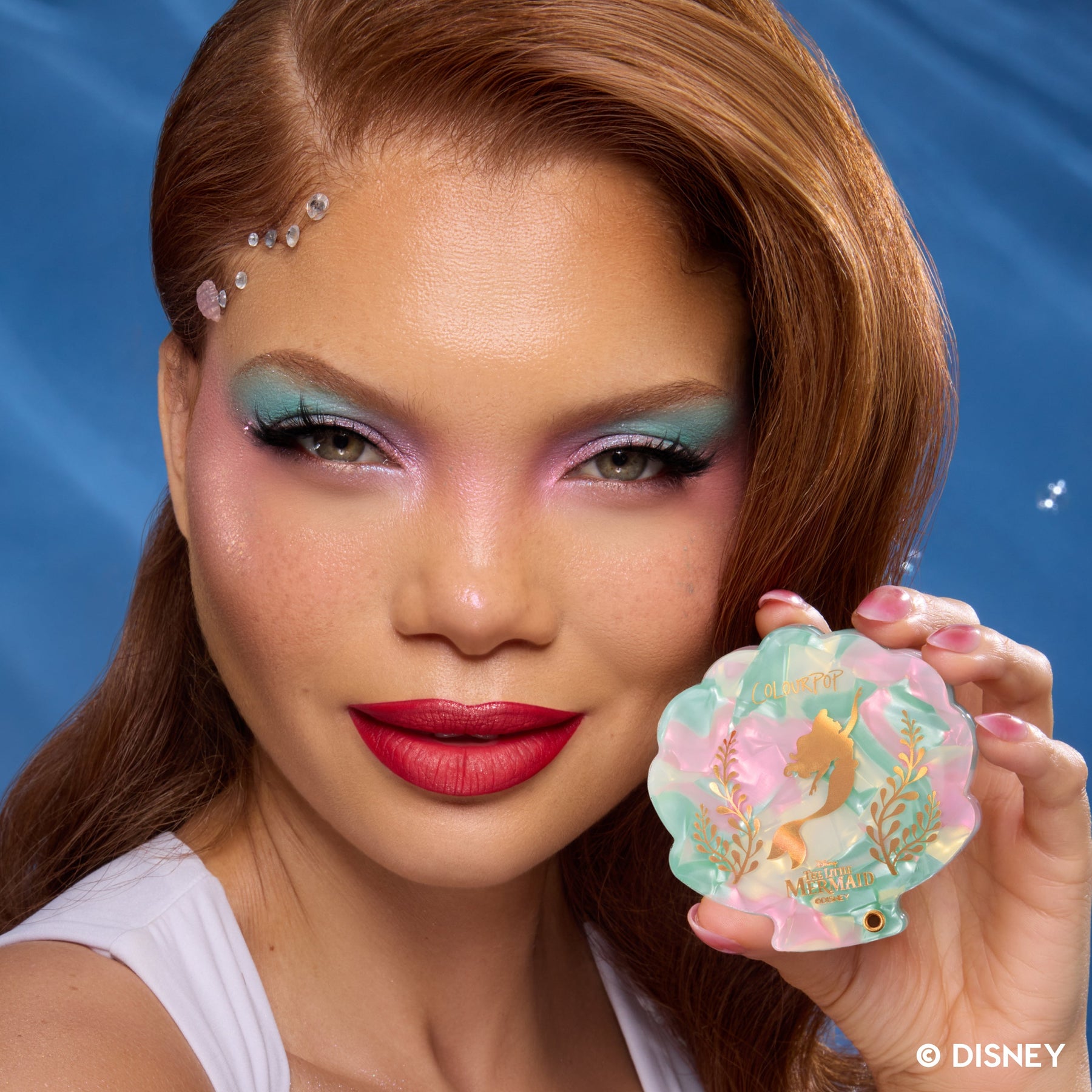 The Little Mermaid Mirror - Detailed Application Artistry Grip