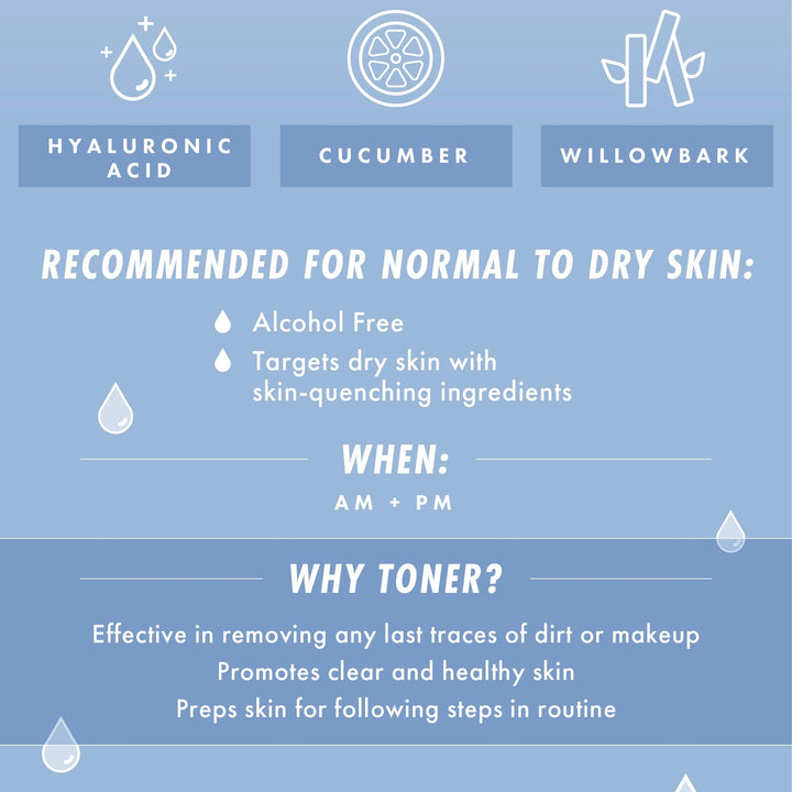 Waterfall Gentle Tonic - Weightless Protective Skin Care