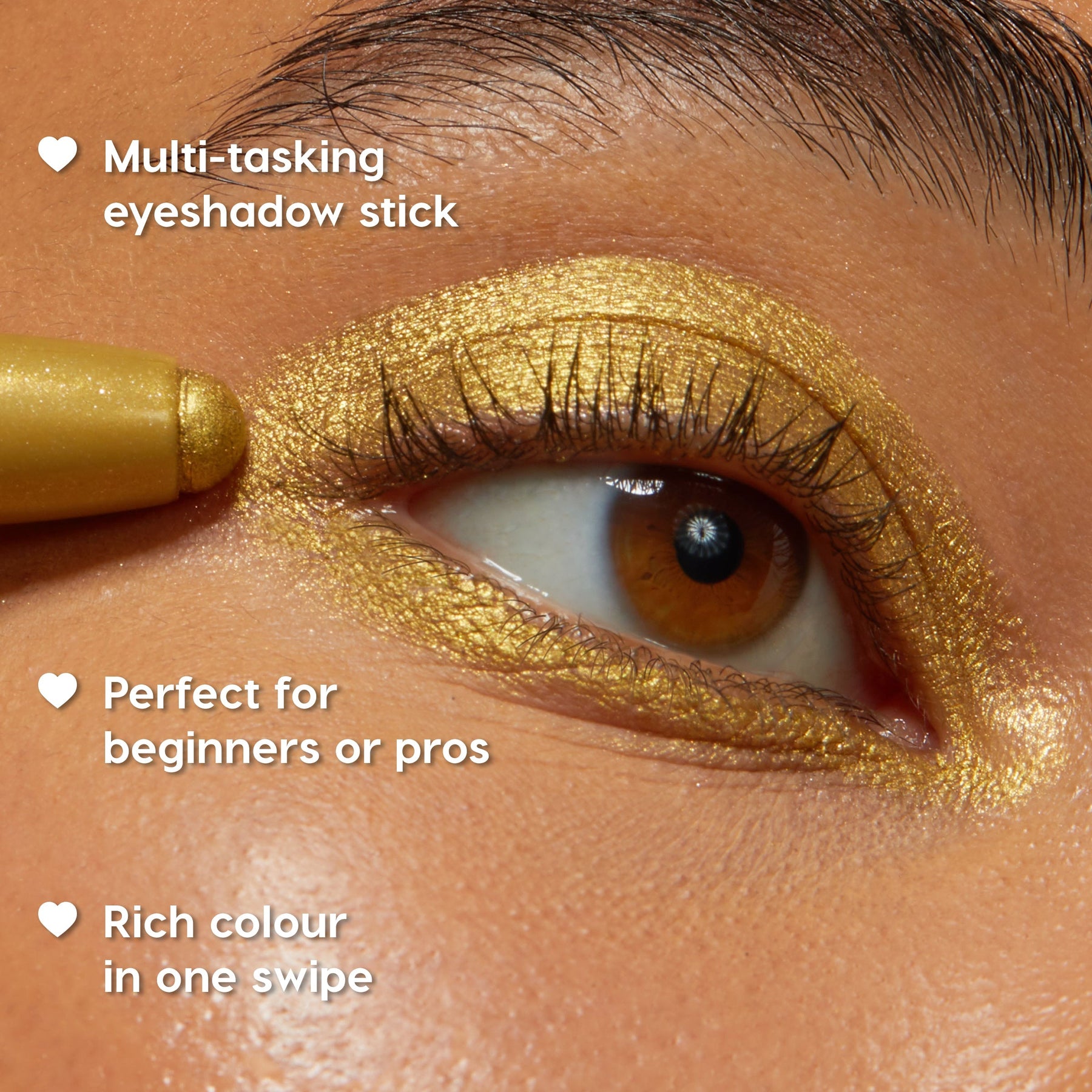 Shimmering Golds - Graceful Coordinated Eye Style